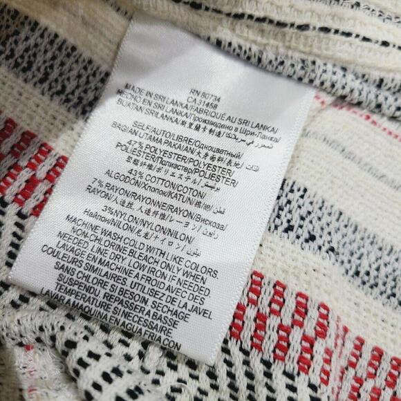 bcbgeneration Shorts Size 2 Striped High Waisted Boho - Picture 5 of 7